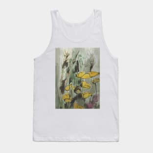 English Summer meadow, grasses, flowers design Tank Top